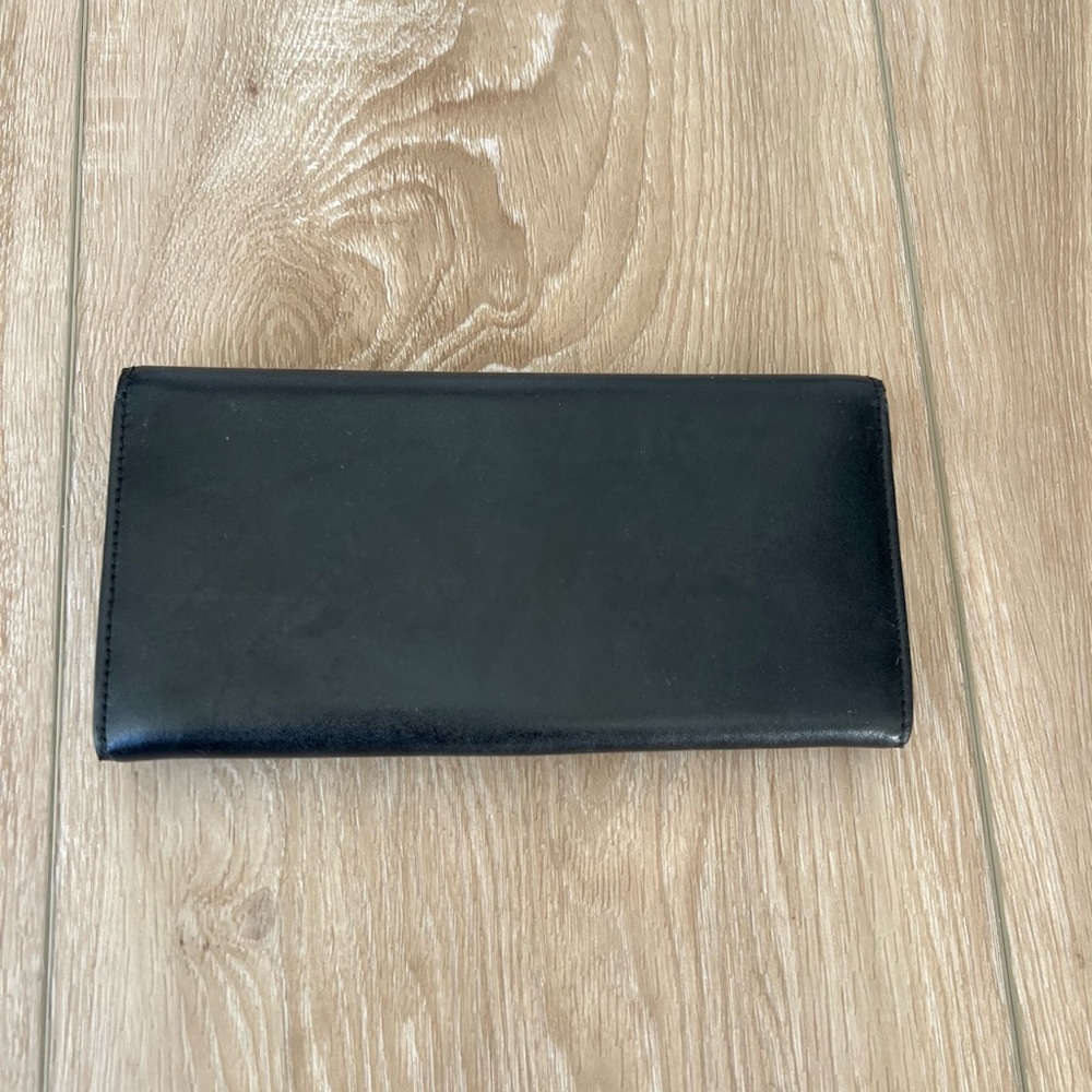 FENDI By The Way Continental long wallet in black leather with gold - Picture 2 of 9